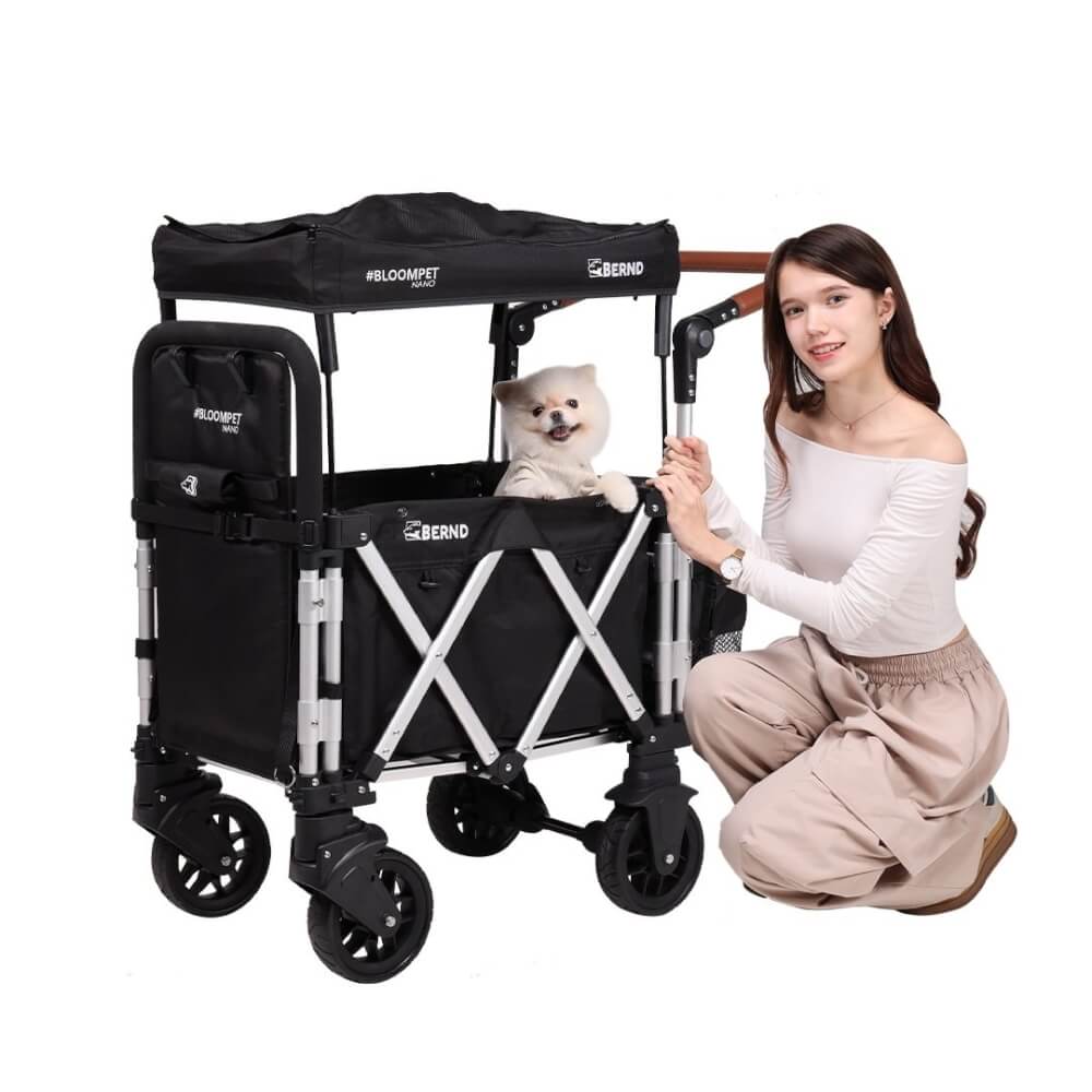 รถเข็นสัตว์เลี้ยง BERND BLOOM PET NANO - สีดำ